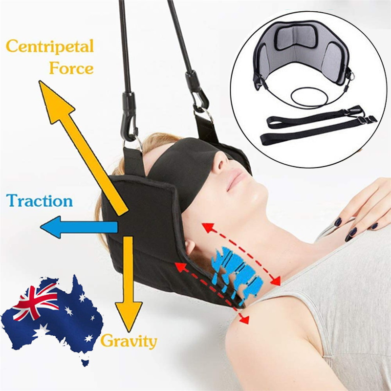 Back Stretcher Neck Massage Cervical Traction Pain Relief Fitness Equipment