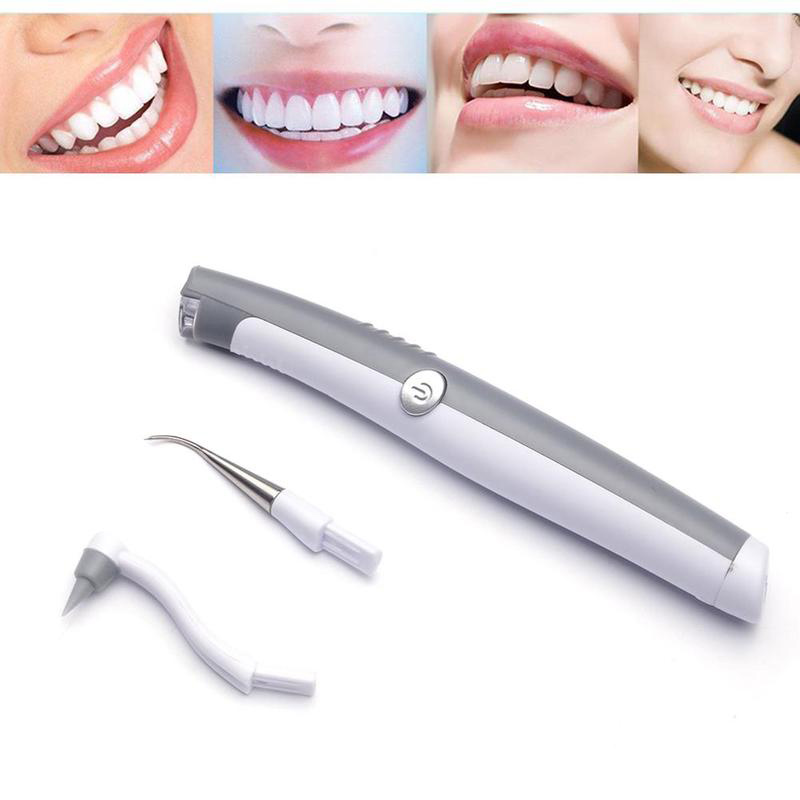 Electric Sonic Pic Tooth Beauty Cleaner Plaque Remover Vibrating Teeth