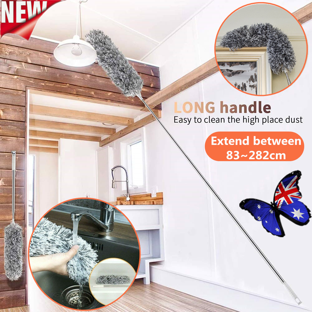 Extra Long Microfibre Cleaning Easy Ceiling Duster Telescopic