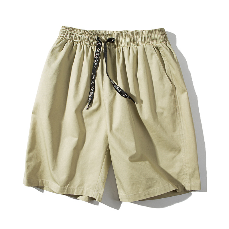 Mens Cotton Hot Pants Casual Drawstring Beach Swim Sports Loose Shorts ...
