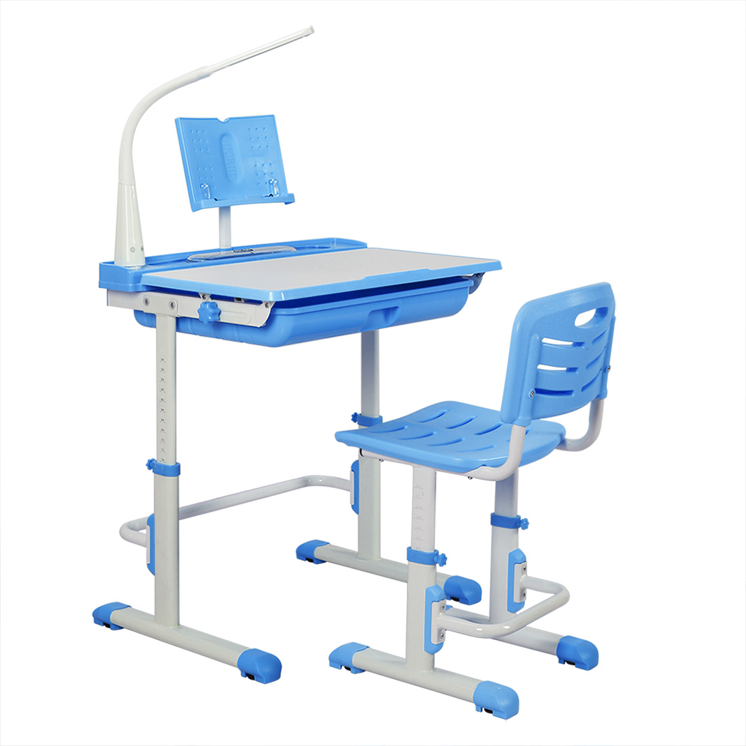 Adjustable Student Study Table Chair Childrens Student Learn Read