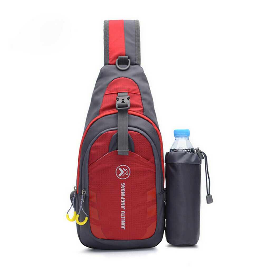 Mens Womens Chest Bag Waterproof Travel Sport Shoulder Sling Backpack Cross Body | eBay