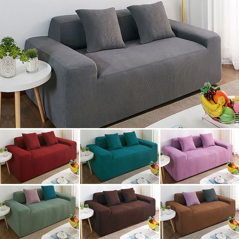1 2 3 4 Sofa Cover Couch Slipcovers Stretch Waterproof Cover Settee Protector Au Ebay