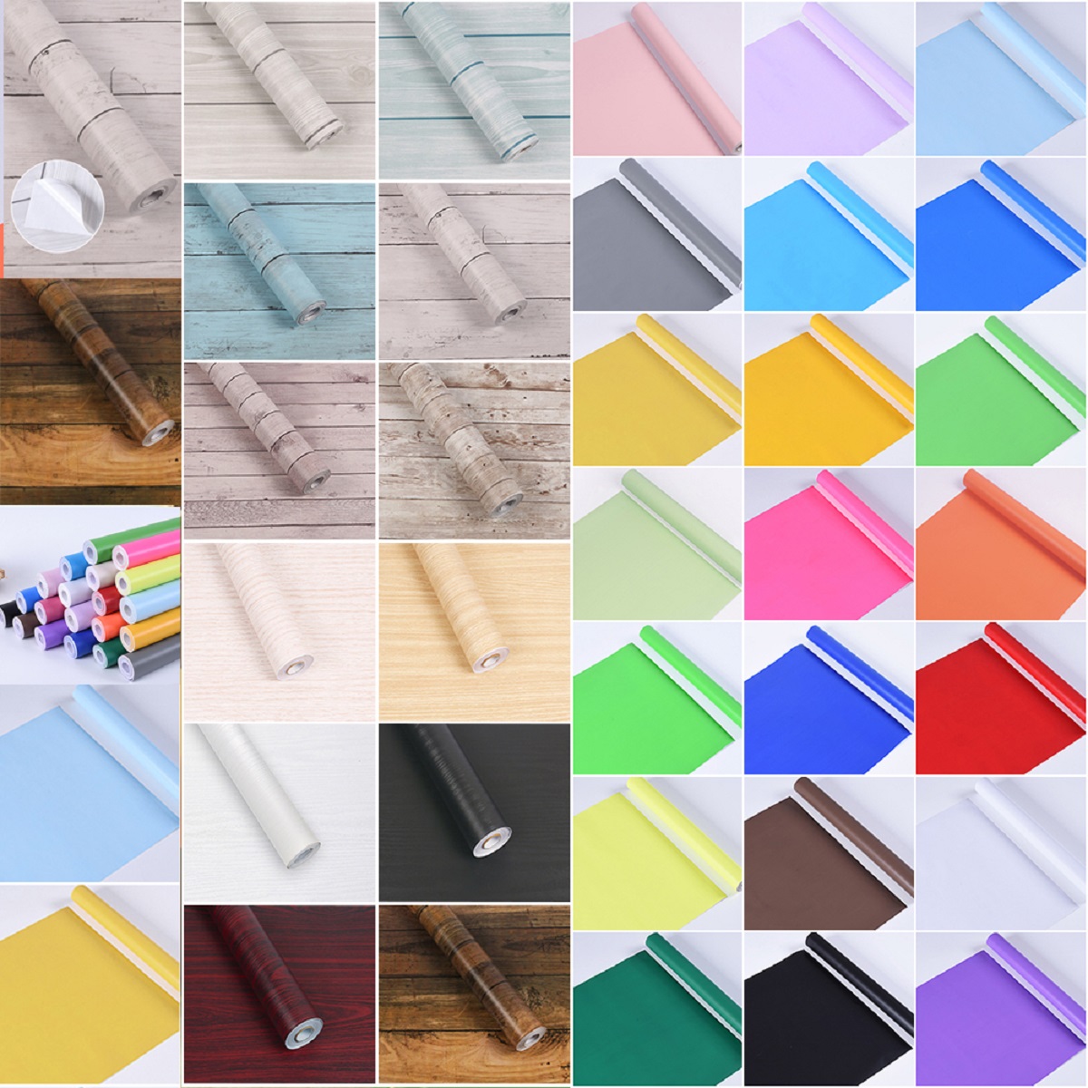 10M Roll Contact Paper Wallpaper Peel and Stick Self Adhesive Wall