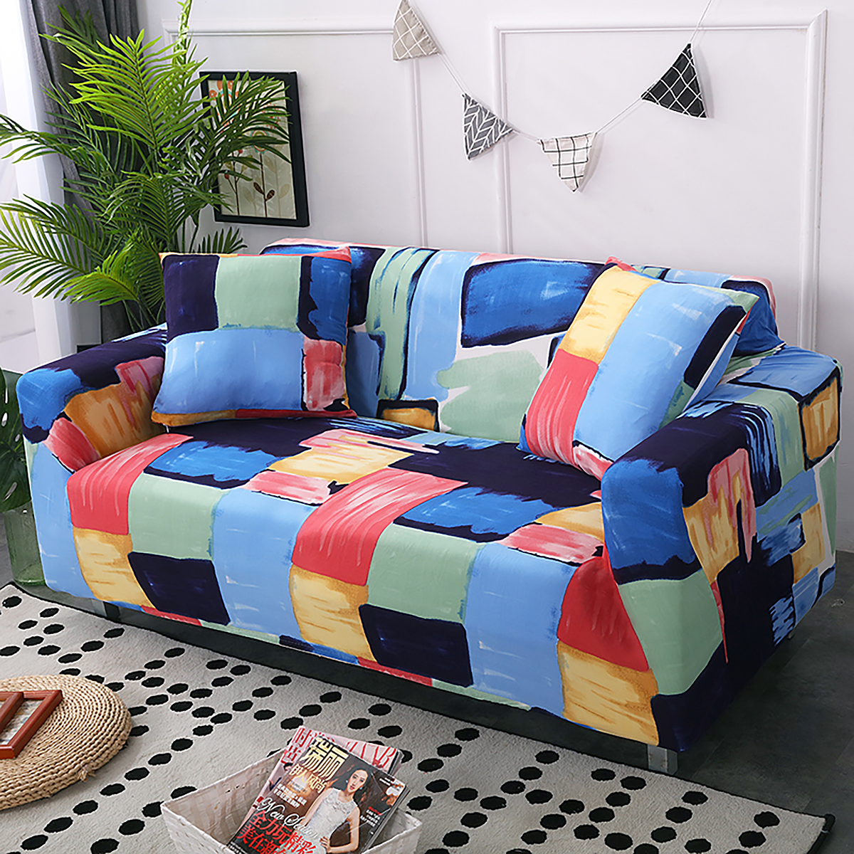 Stretchable 1/2/3/4 Seater Sofa Covers Lounge Couch Slipcover Chair
