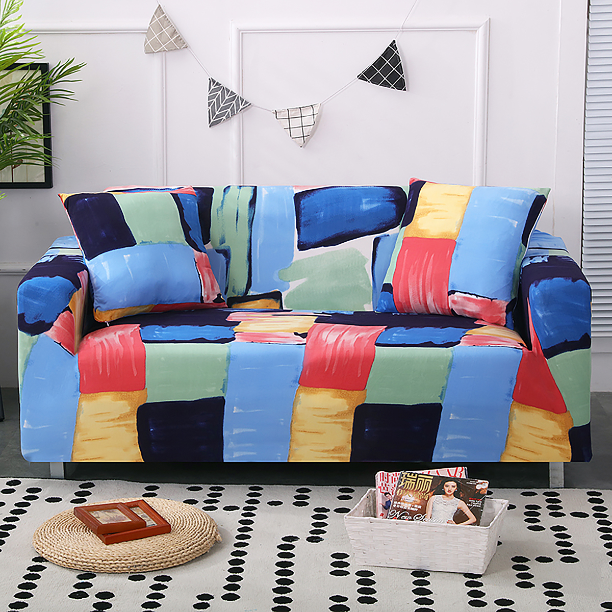 Stretchable 1/2/3/4 Seater Sofa Covers Lounge Couch Slipcover Chair