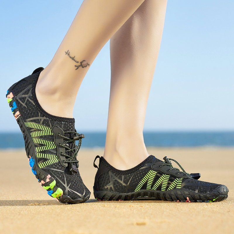 Mens Breathable Water Shoes Barefoot Beach Quick Dry Aqua Floor Socks ...