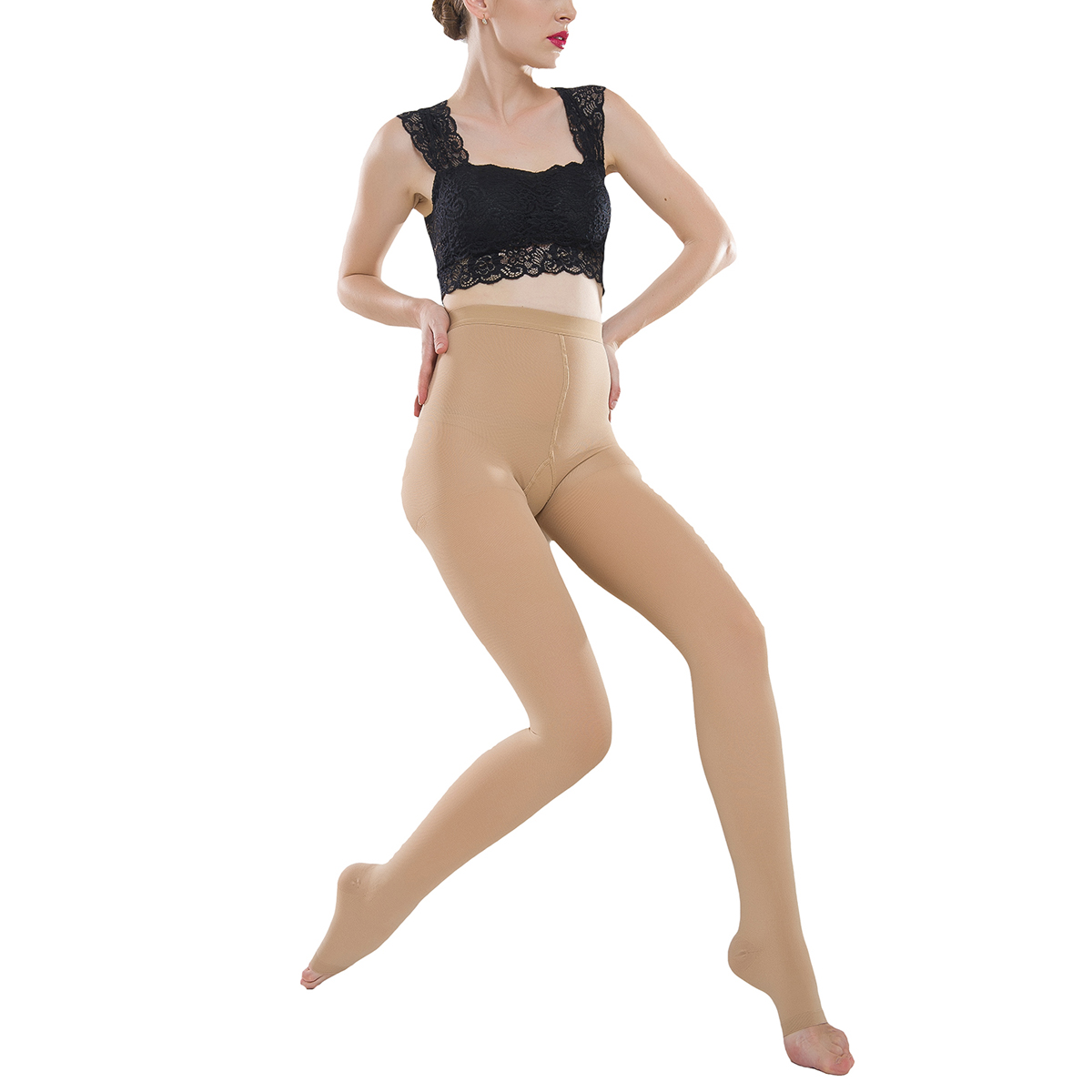 SXXL Women Medical Compression Stockings Pantyhose Waist High Support Soft feel eBay