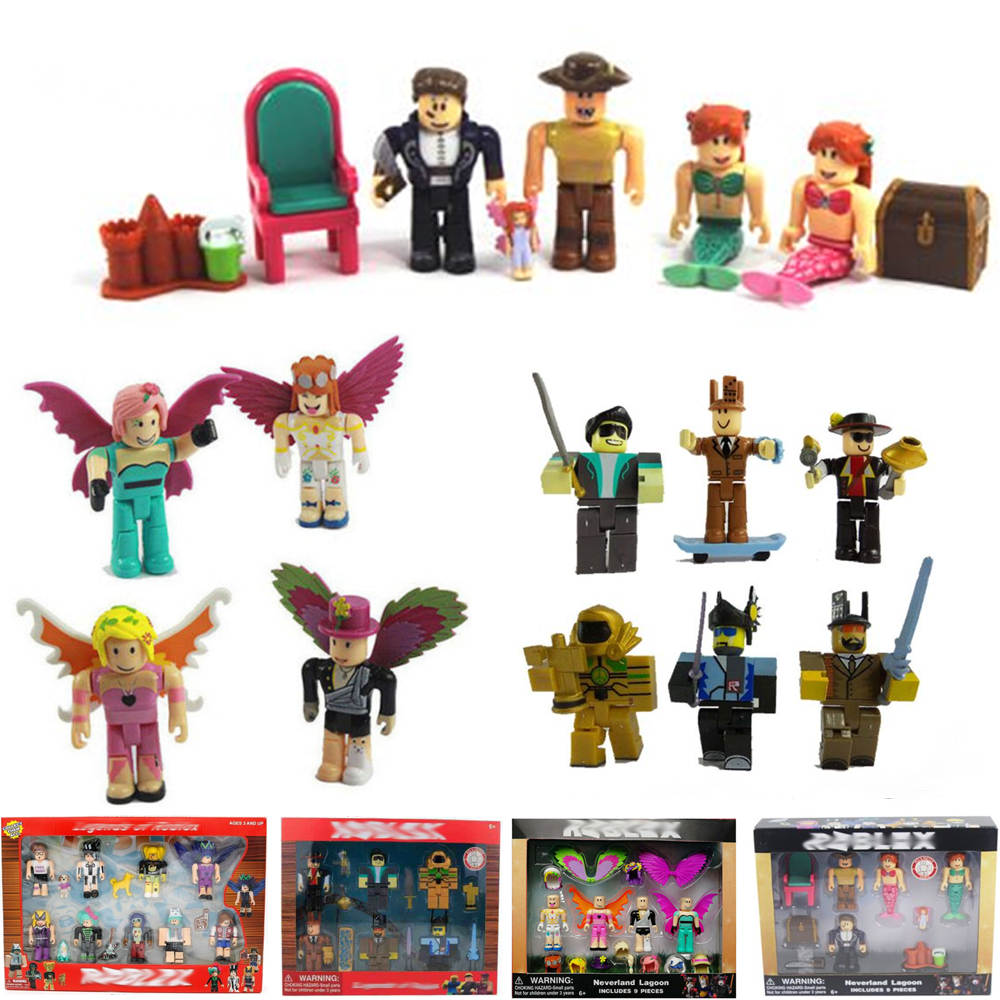 12pcs Set Roblox Figures Pvc Game Roblox Toy Children Kid Christmas Gift Present - roblox neverland lagoon 3 action figure set of 4