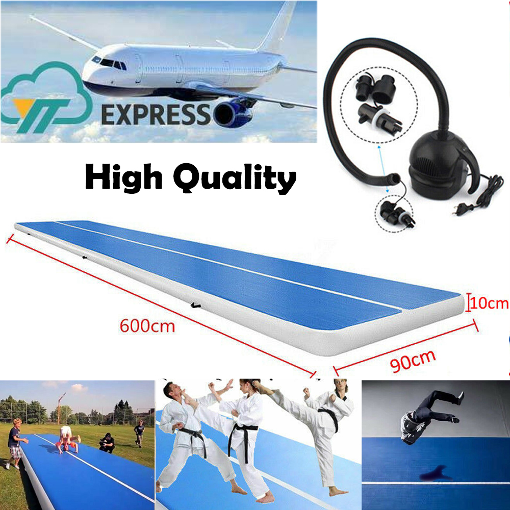 Inflatable Mat Fitness Air Track Floor Gymnastic Outdoor Tumbling