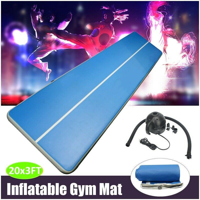 Inflatable Mat Fitness Air Track Floor Gymnastic Outdoor Tumbling