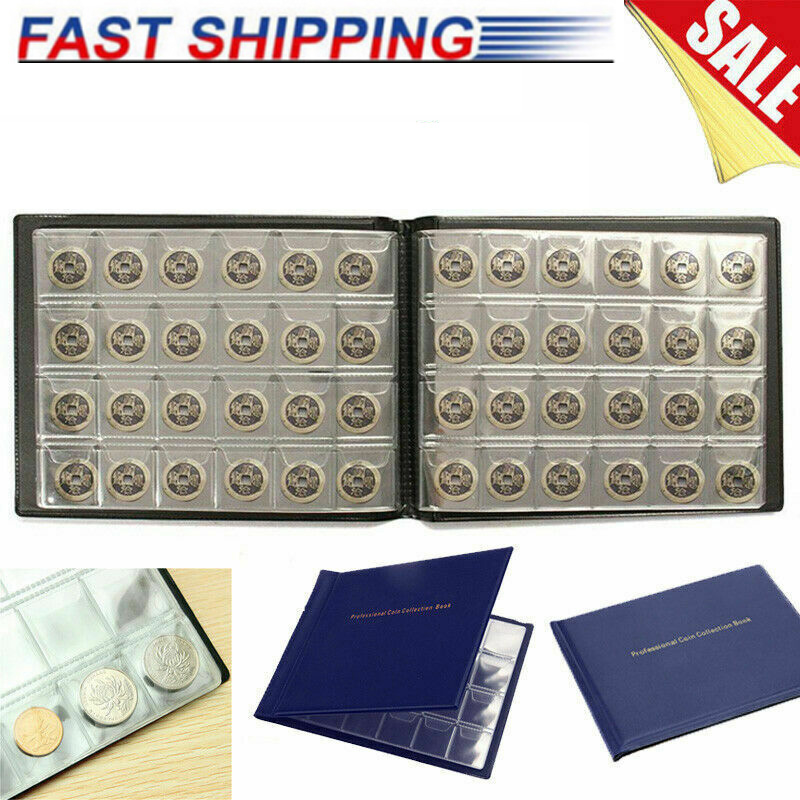 240Coin Penny Money Storage Album Book Case Folder Holder