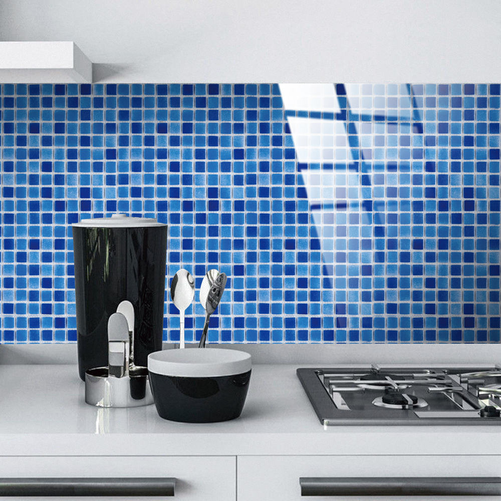 white leaf backsplash