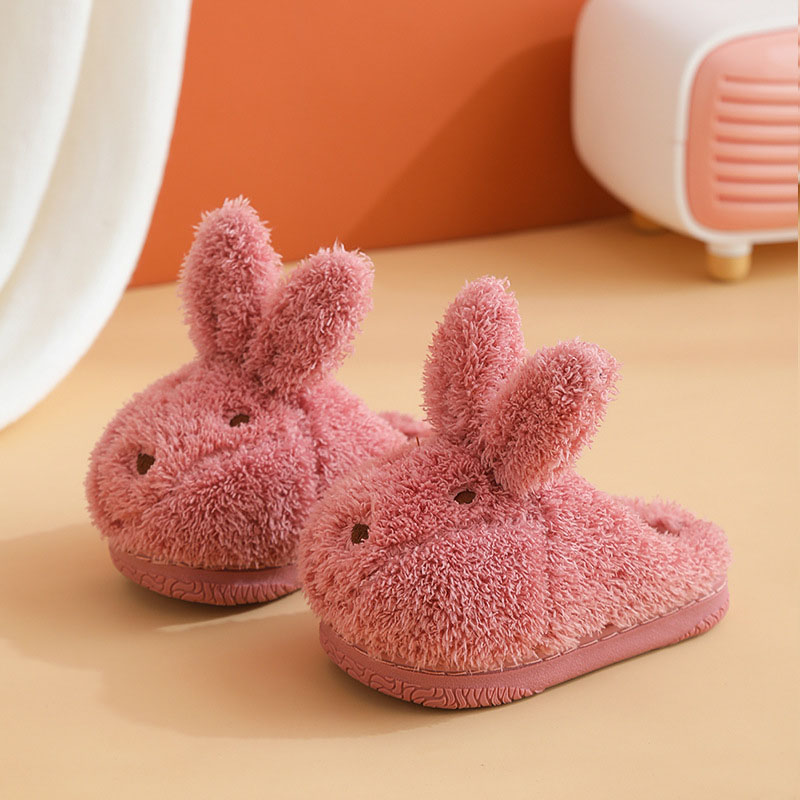 Boys and Girls House Slippers Kids Animal Indoor Slipper Fuzzy Toddler Home  Shoe | eBay