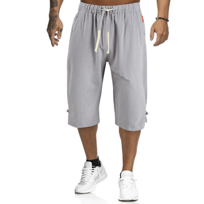 Loose Capri Cargo Pants 