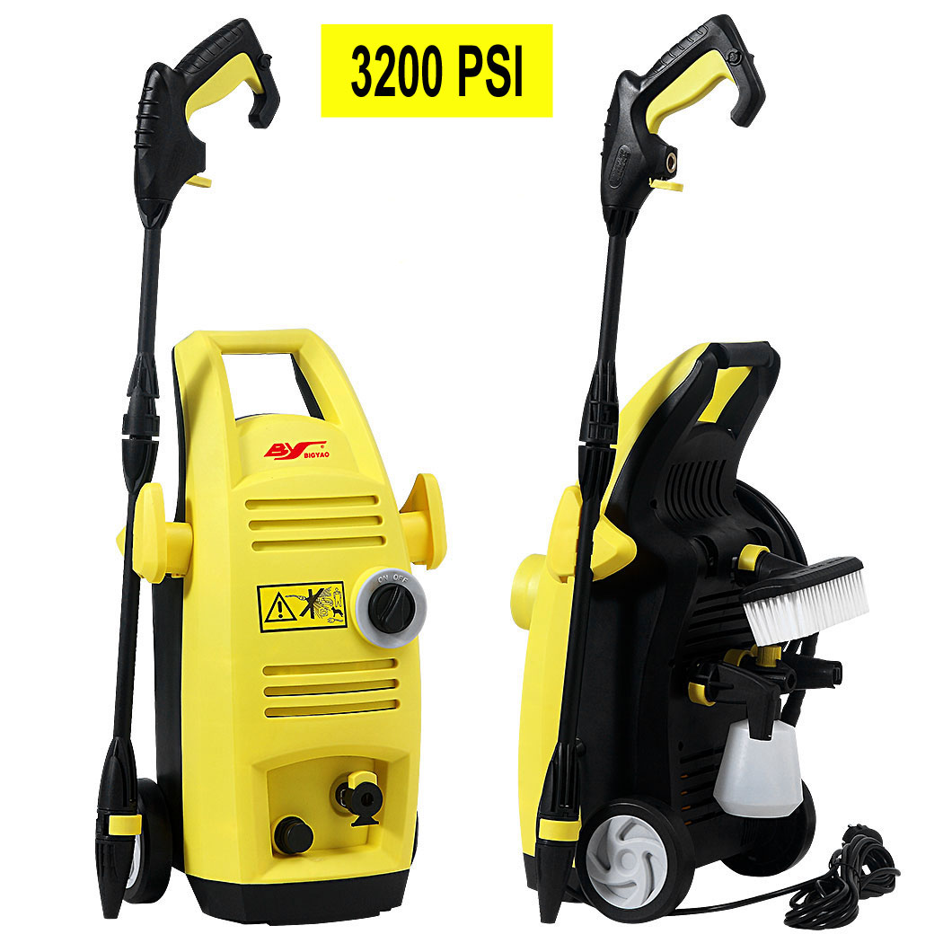 BigYao Pressure Washer Water Power Washer Electric Jet Wash Hose Gurney