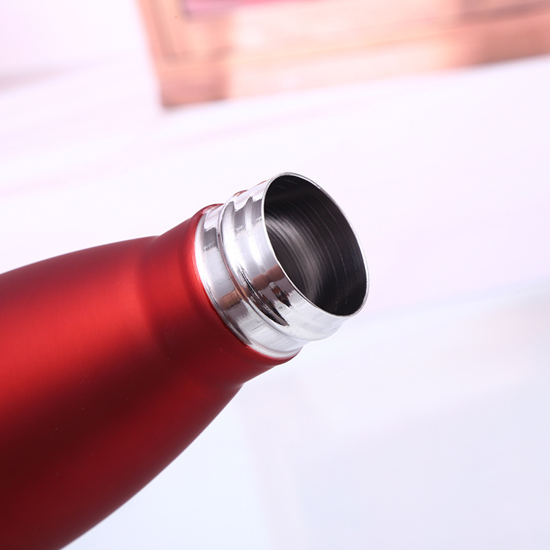 Stainless Steel Water Bottle Double Wall Vacuum Insulated Sports Gym Metal Flask