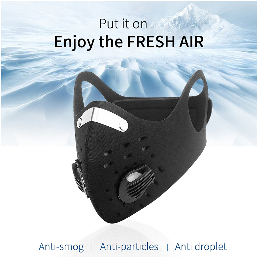 Download 1-2PCS Washable Reusable PM2.5 Anti Air Pollution Face ...