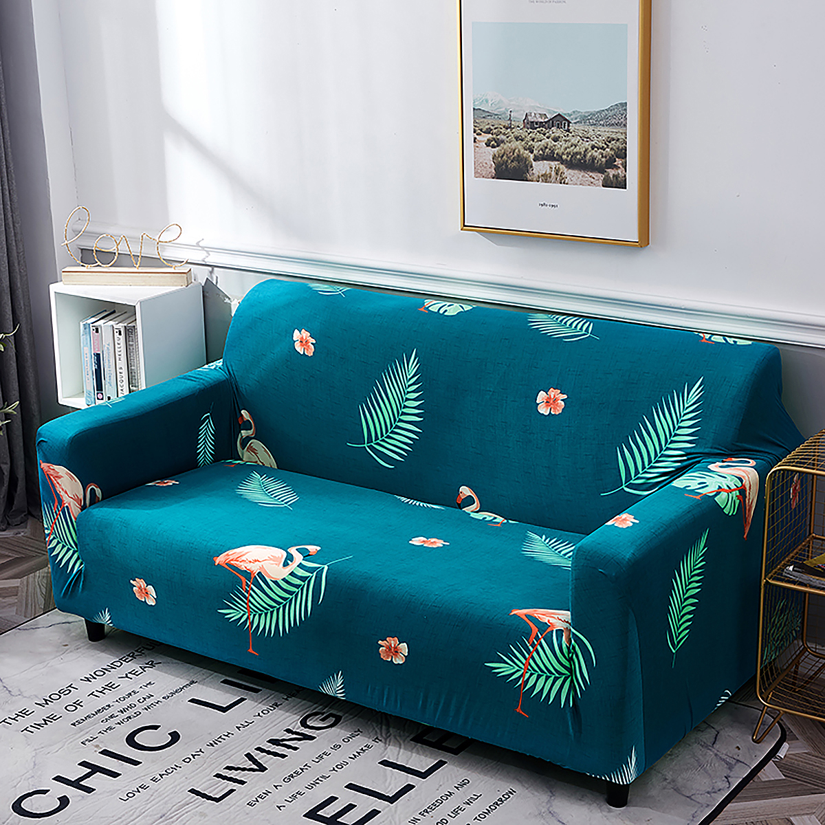 1234 Seater Sofa Settee Covers Stretch Elastic Fabric Couch Slipcovers