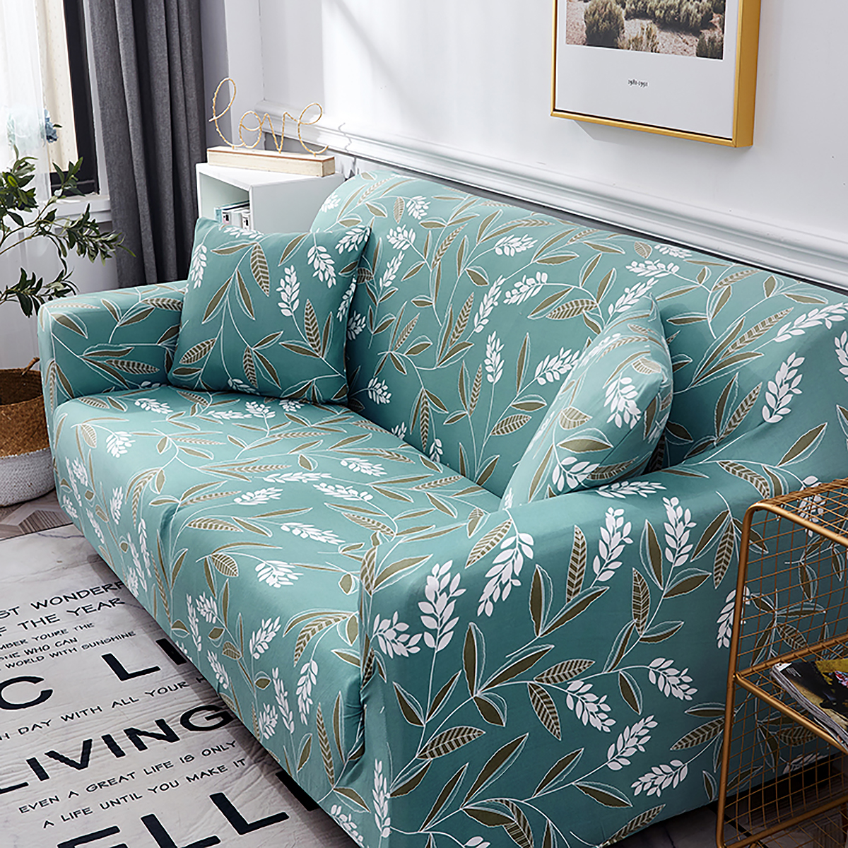 1234 Seater Sofa Settee Covers Stretch Elastic Fabric Couch Slipcovers