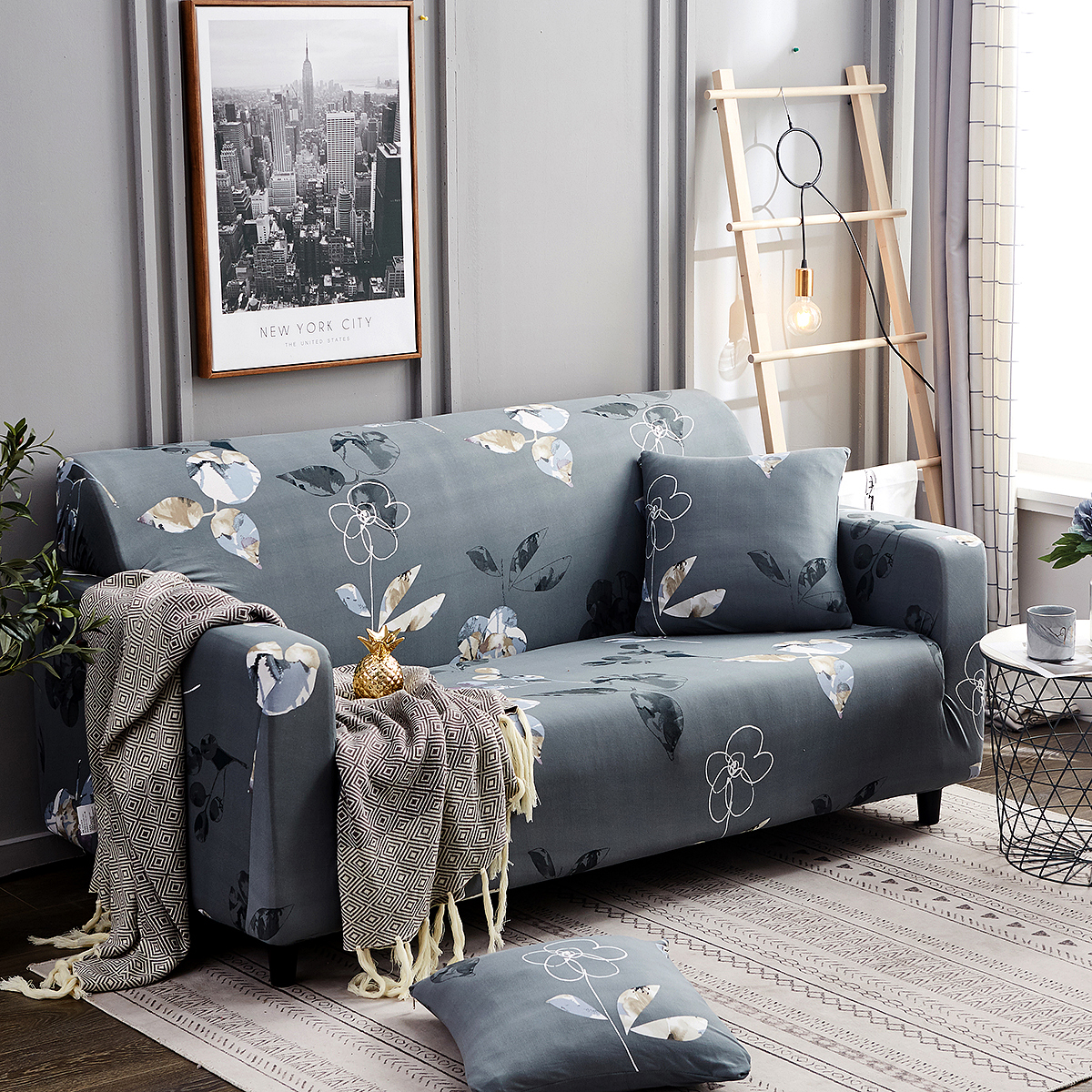 1234 Seater Sofa Settee Covers Stretch Elastic Fabric Couch Slipcovers