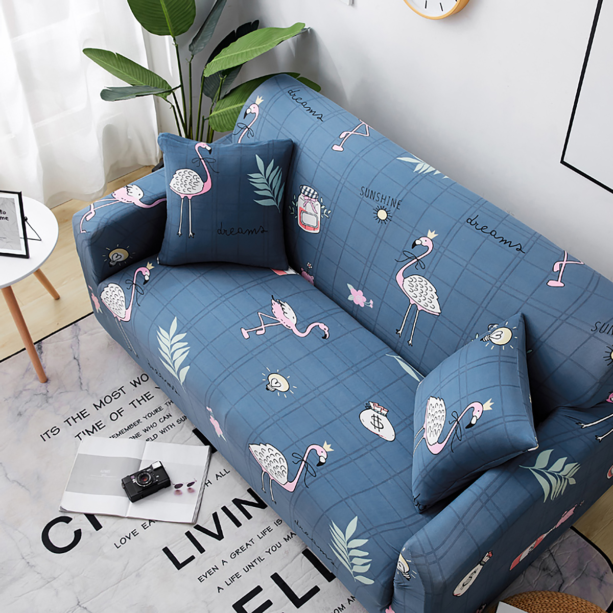 1234 Seater Sofa Settee Covers Stretch Elastic Fabric Couch Slipcovers