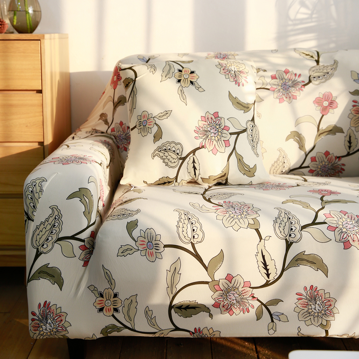 1234 Seater Sofa Settee Covers Stretch Elastic Fabric Couch Slipcovers