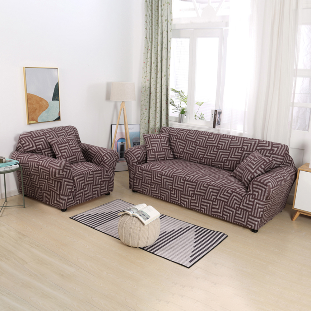 14 Seats Stretch Sofa Cover Couch Lounge Recliner Chair Slipcover