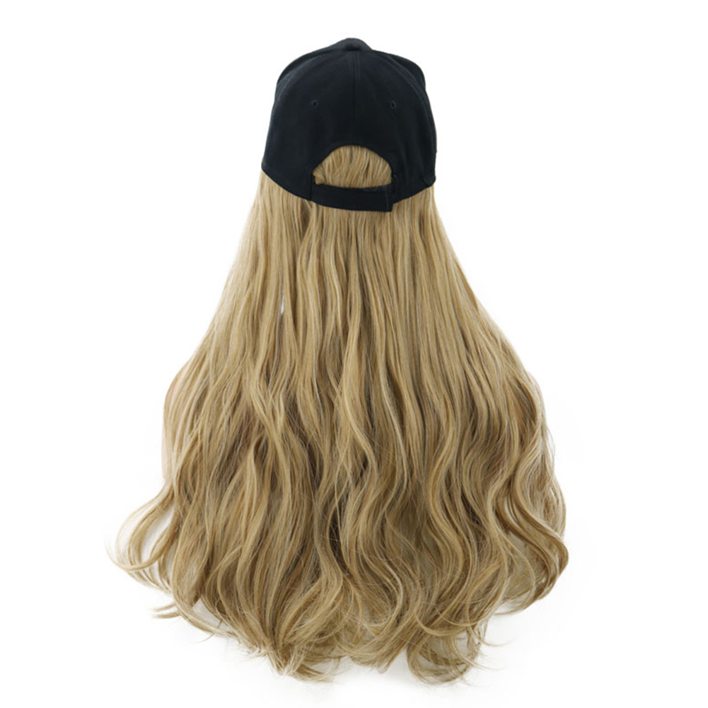 Fashion Cap Wig Hat Full Long Wavy Curly Wig Women Lady Cosplay Party
