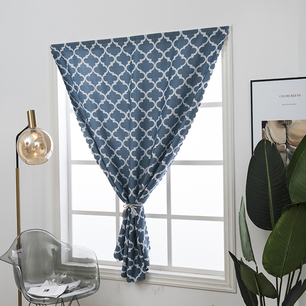 Blackout SelfSticky Curtain Bedroom Kitchen Cafe Short Window Curtains