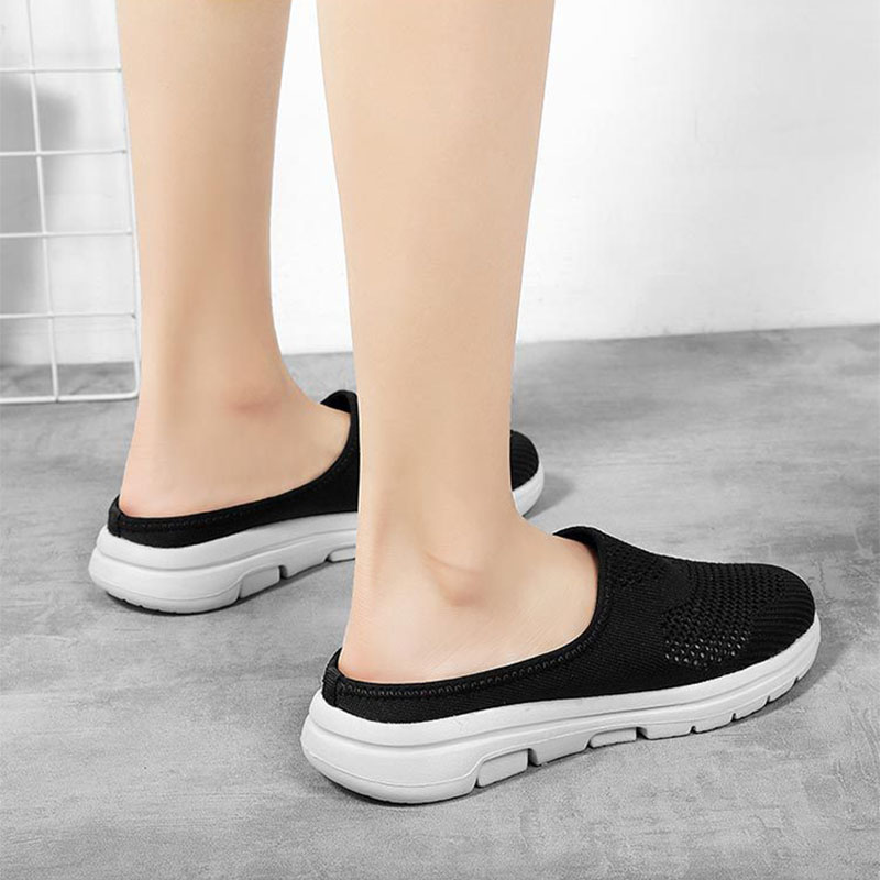 closed toe backless shoes