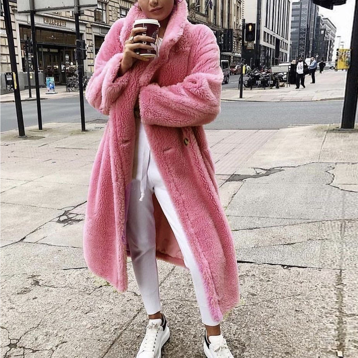 Adidas Originals zipped shearling jacket ($140) ❤ liked on Adidas Originals zipped shearling jacket ($140) ❤ liked on