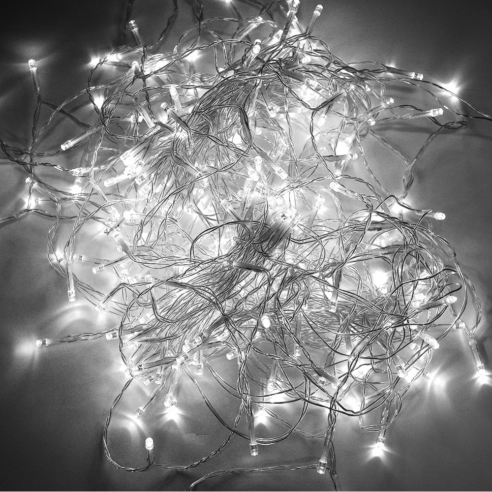 300 Led Solar Powered Fairy String Lights Curtain Garden