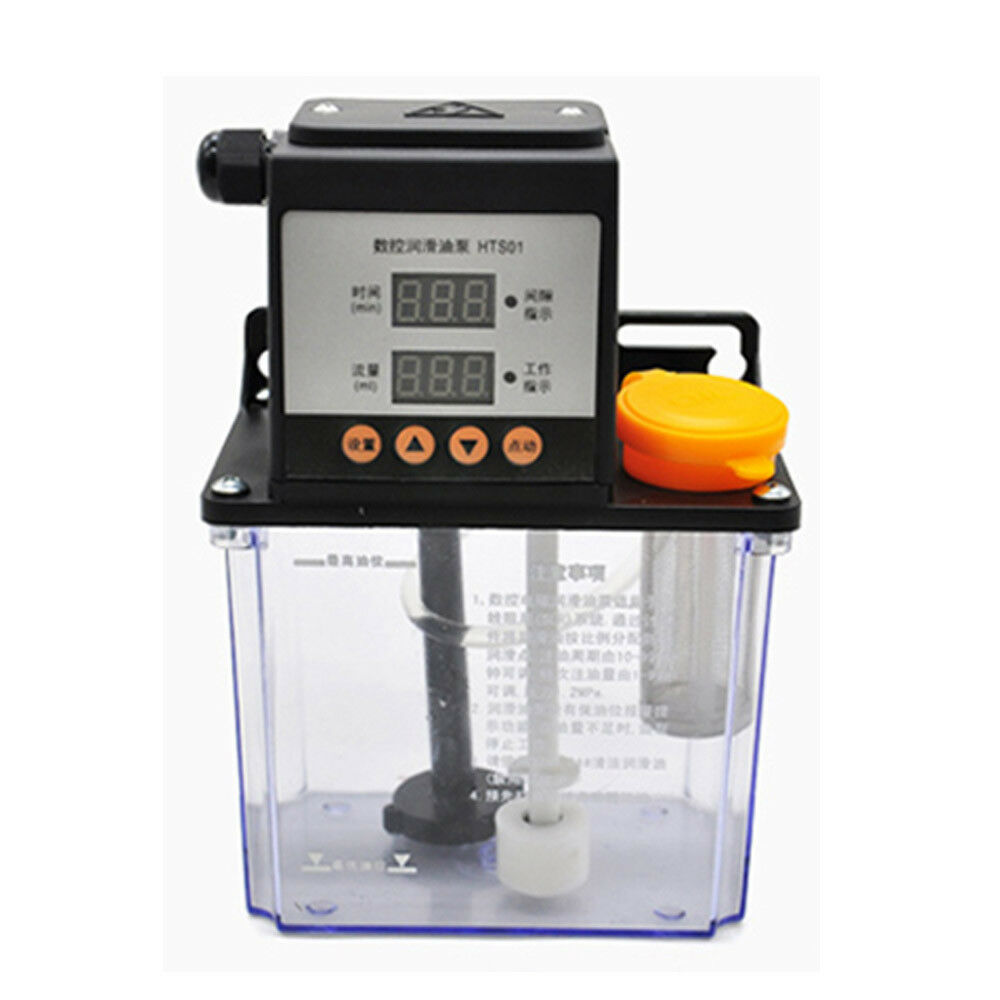 220V Automatic Electric Lubrication Pump Dual Digital Display Oiler