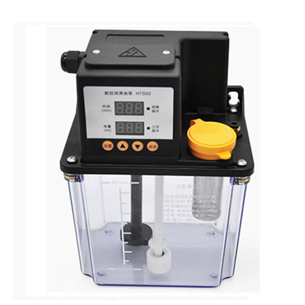 220V Automatic Electric Lubrication Pump Dual Digital Display Oiler