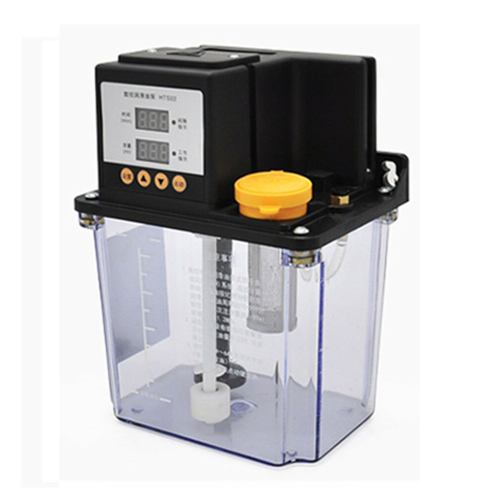 220V Automatic Electric Lubrication Pump Dual Digital Display Oiler ...