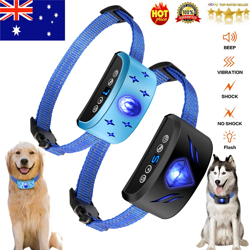 Au 2019 Anti Bark Dog Training Collar Stop Barking Rechargeable