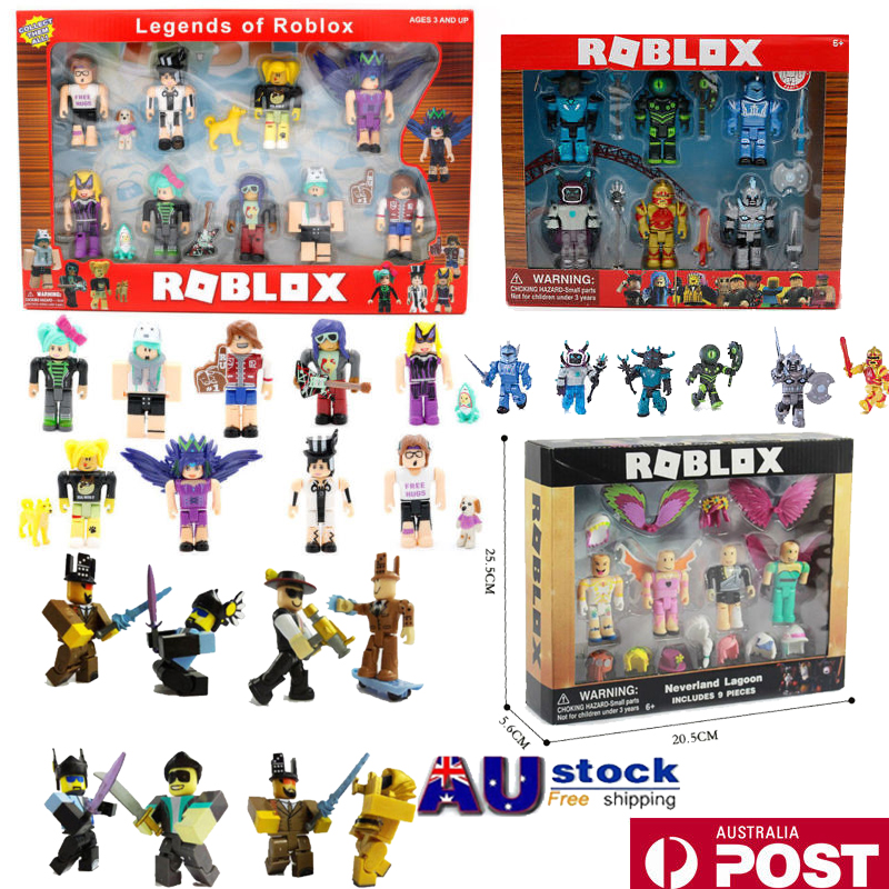 Roblox Figures 7cm 2 8 Pvc Game Toys Set 6 Styles Kids Gift - roblox neverland lagoon 9 pcs game action figure kids mini figure gift doll toys