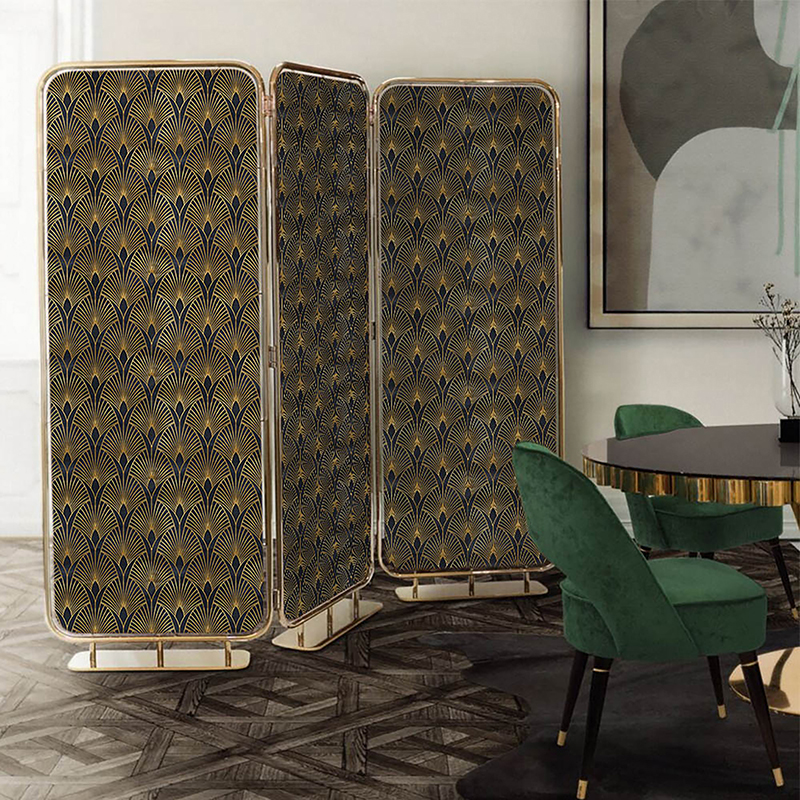 3D Geometric Triangle Gold Sliver Selfadhesive Removable