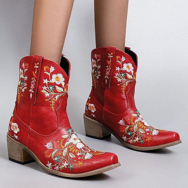 colorful womens cowboy boots