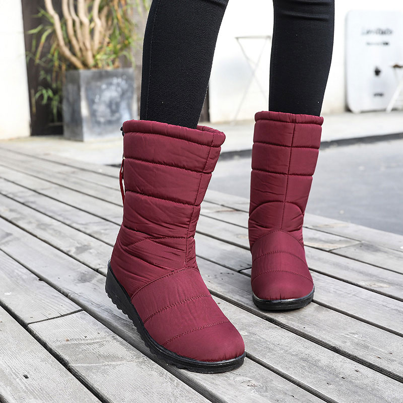 fur lined womens snow boots