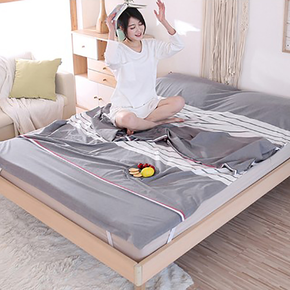 bed in a bag with sheets