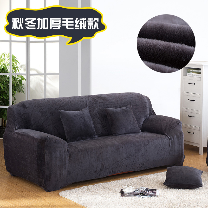 Details about   Velvet Elastic 1/2/3 Sofa Covers Couch Slipcover Stretch Settee Protector Fit AU 