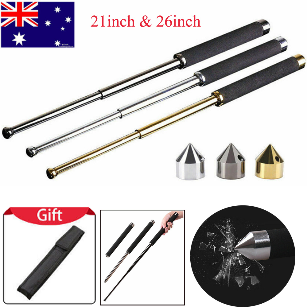 21/26'' Outdoor Telescopic Stick Defense Protect Self Retractable