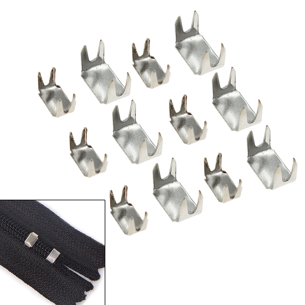 Zipper Repair Kits Solution 3 5 Metal Bottom Stoppers for Metal
