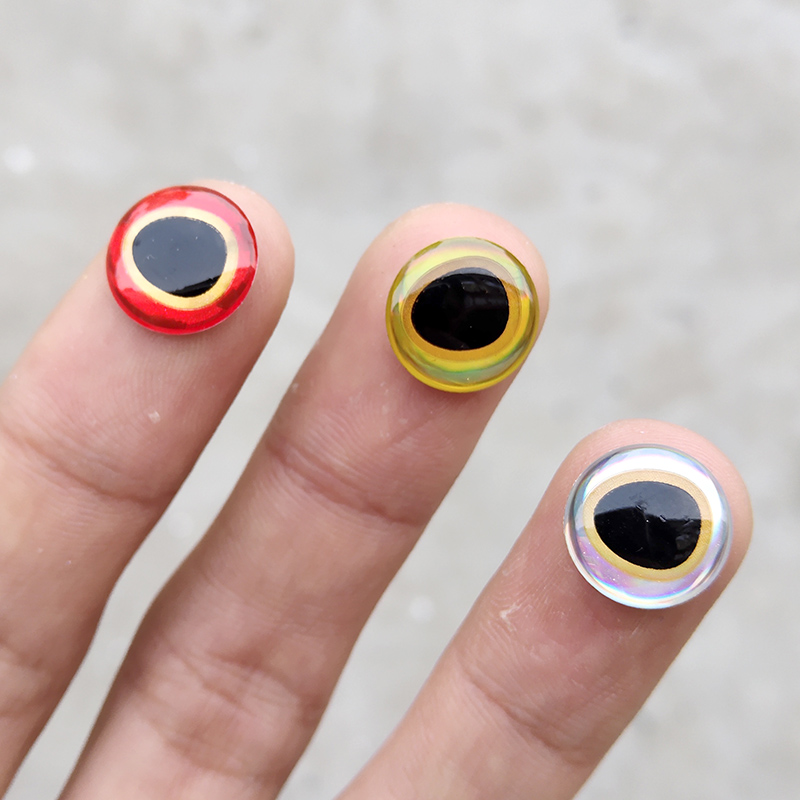 Fishing Lure Eyes 3D Simulation Eyeball Water Drop Saltwater Artificial