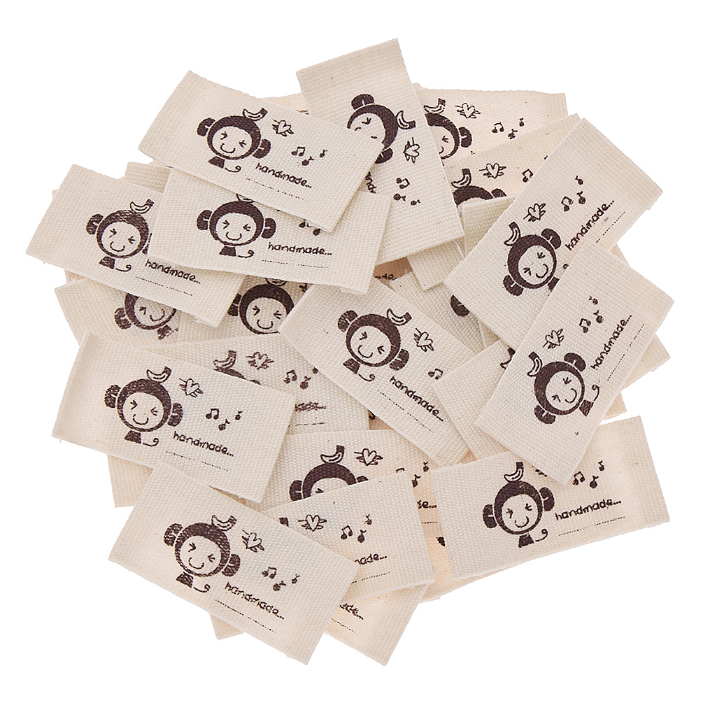 50x Cartoon Animals Washable Cloth Labels DIY Colthes Tags Sewing Accessories - Picture 18 of 19