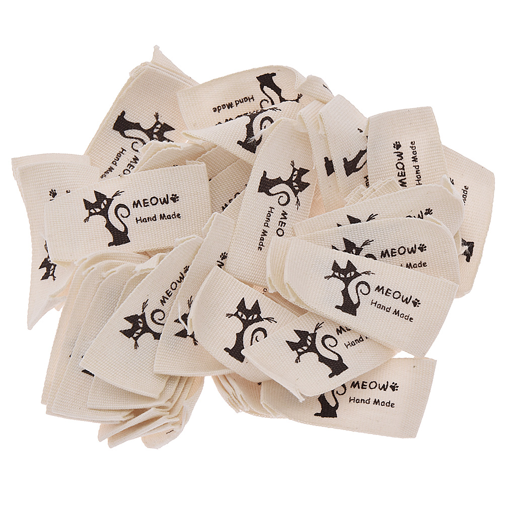 50x Cartoon Animals Washable Cloth Labels DIY Colthes Tags Sewing Accessories - Picture 19 of 19
