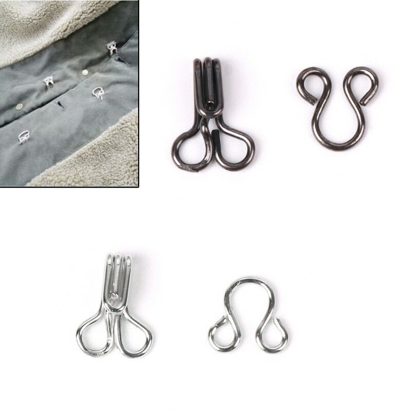50set Hook and Eye Fasteners for DIY Dress Skirt Collar Bra Sewing Accessories eBay