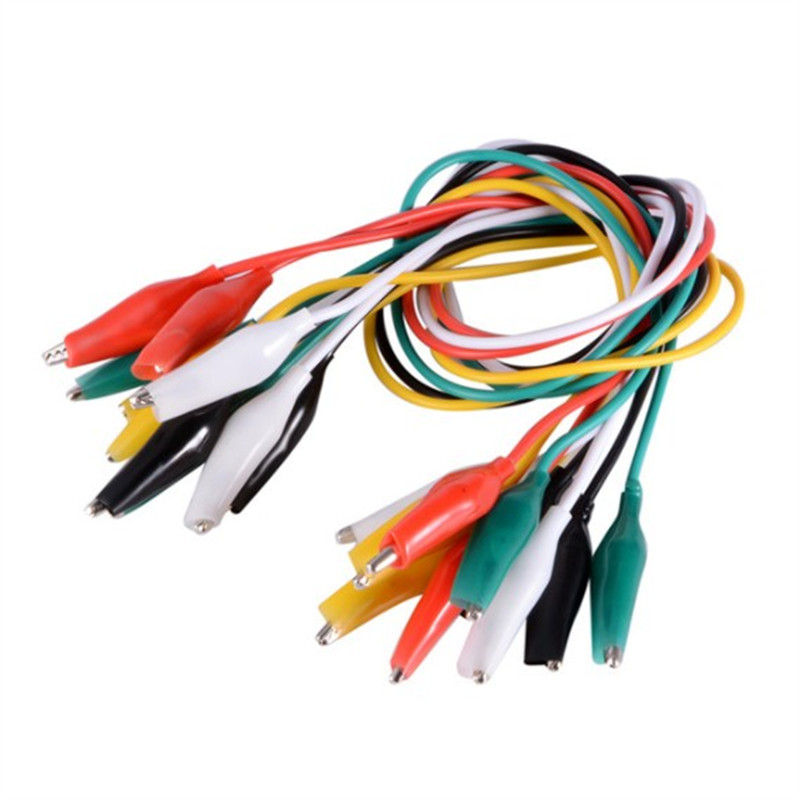 10 x Alligator Crocodile Electrical Clips Assorted Clamps Connectors